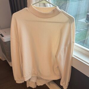 Lush Cream Cowl Neck Sweater